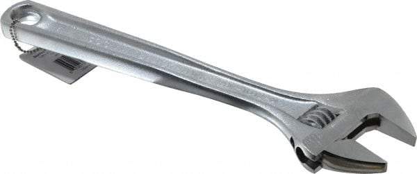 Blackhawk by Proto - 1-1/2" Jaw Capacity, 12" Standard Adjustable Wrench - Steel, Nickel Chrome Finish - Exact Tool & Supply