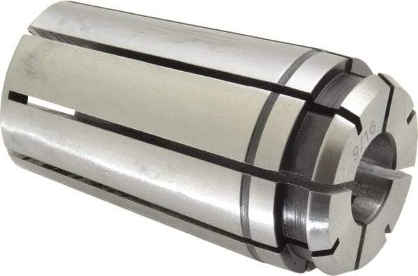 Centaur - TG/PG 100 9/16" Standard Single Angle Collet - 0.0005" TIR, 2.38" OAL, 1.38" Overall Diam - Exact Tool & Supply