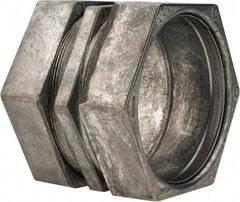 Thomas & Betts - 3" Trade, Die Cast Zinc Compression EMT Conduit Coupling - Noninsulated - Exact Tool & Supply