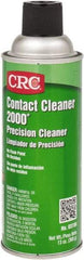 CRC - 13 Ounce Aerosol Contact Cleaner - 30,800 Volt Dielectric Strength, Nonflammable, Food Grade - Exact Tool & Supply