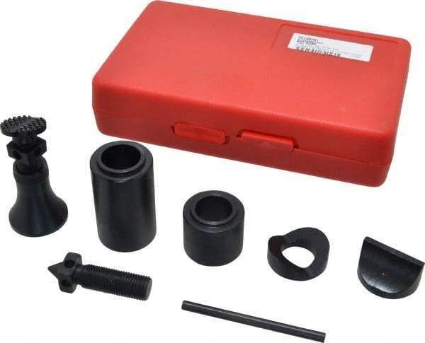Value Collection - 7 Piece, 3 to 4" High, 1,000 Lb Capacity Screw Jack Set - 3 to 4" Measuring Range, 4" Overall Height - Exact Tool & Supply