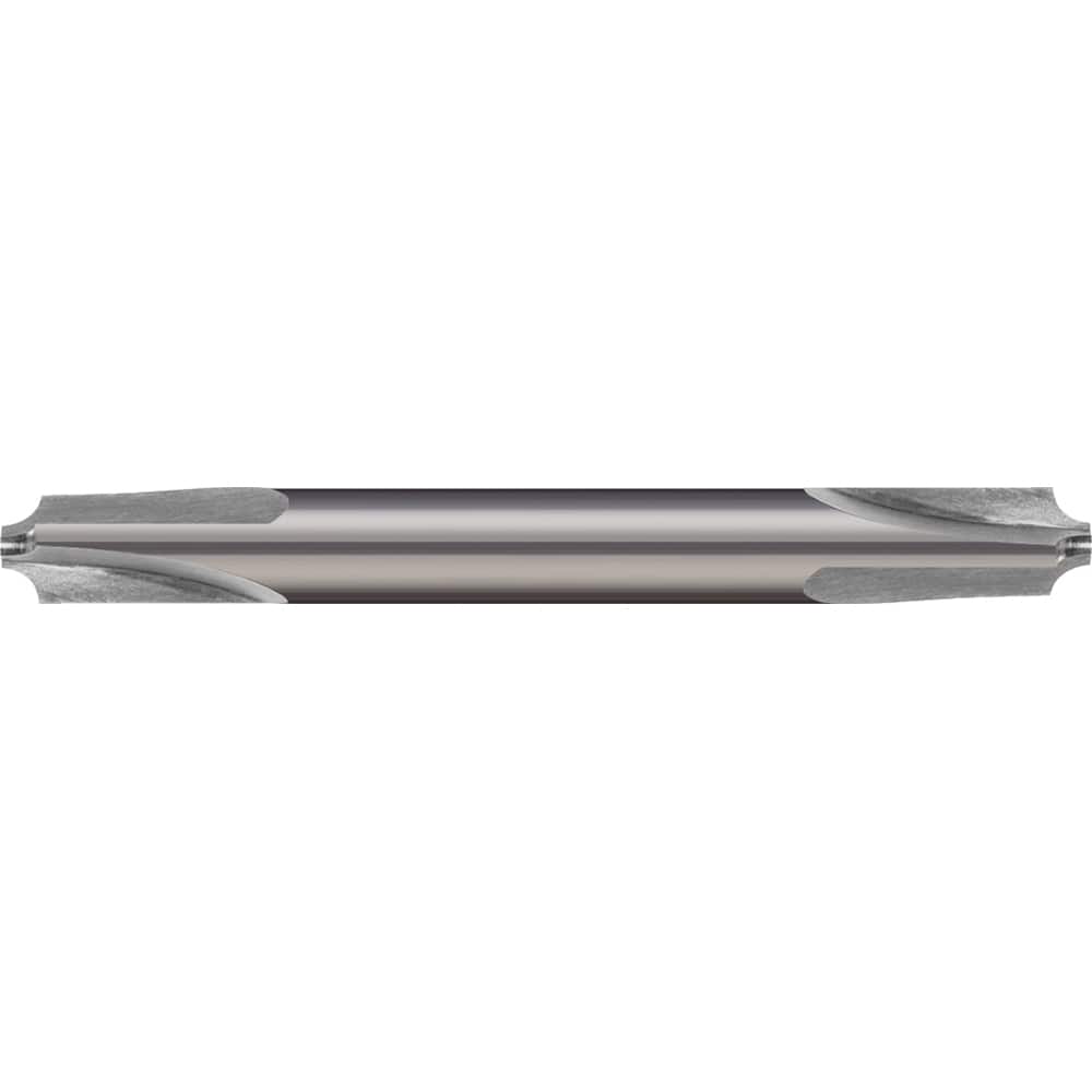Micro 100 - 0.03" Radius, 1/8" Diam, 3 Flute Solid Carbide Corner Rounding End Mill - Exact Tool & Supply