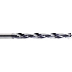 SGS - 37/64" 140° Spiral Flute Solid Carbide Taper Length Drill Bit - Exact Tool & Supply