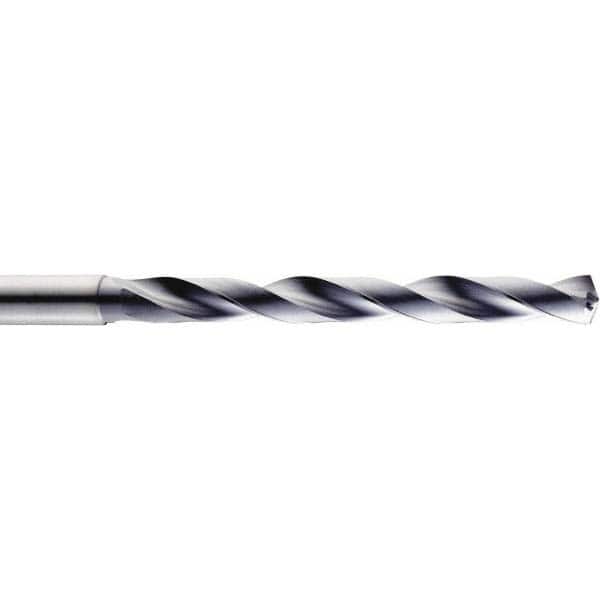 SGS - 3/4" 140° Spiral Flute Solid Carbide Taper Length Drill Bit - Exact Tool & Supply