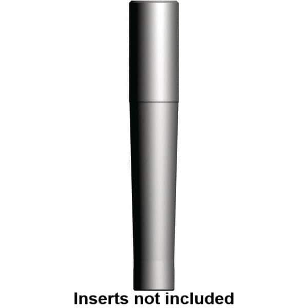 Kennametal - 5/8" Straight Shank Milling Tip Insert Holder & Shank - 1.6" Projection, 0.512" Neck Diam, M08 Neck Thread, 0.512" Nose Diam, 3.54" OAL, Tungsten Alloy M-13 Tool Holder - Exact Tool & Supply