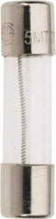 Ferraz Shawmut - 250 VAC, 0.7 Amp, Time Delay Miniature Glass Fuse - Clip Mount, 20mm OAL, 5mm Diam - Exact Tool & Supply