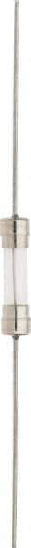 Ferraz Shawmut - 250 VAC, 0.13 Amp, Time Delay Miniature Glass Fuse - Surface Mount Mount, 20mm OAL, 5mm Diam - Exact Tool & Supply