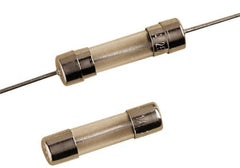Ferraz Shawmut - 125 VAC, 7 Amp, Time Delay Miniature Glass Fuse - Clip Mount, 20mm OAL, 10 kA Rating, 5mm Diam - Exact Tool & Supply