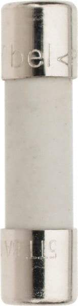 Ferraz Shawmut - 125 VAC, 8 Amp, Time Delay Miniature Glass Fuse - Clip Mount, 20mm OAL, 10 kA Rating, 5mm Diam - Exact Tool & Supply