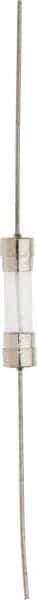 Ferraz Shawmut - 250 VAC, 0.6 Amp, Time Delay Miniature Glass Fuse - Surface Mount Mount, 20mm OAL, 5mm Diam - Exact Tool & Supply