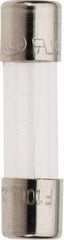 Ferraz Shawmut - 250 VAC, 0.1 Amp, Fast-Acting Miniature Glass Fuse - Clip Mount, 20mm OAL, 5mm Diam - Exact Tool & Supply