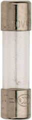 Ferraz Shawmut - 250 VAC, 0.25 Amp, Fast-Acting Miniature Glass Fuse - Clip Mount, 20mm OAL, 5mm Diam - Exact Tool & Supply