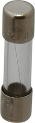 Ferraz Shawmut - 250 VAC, 0.63 Amp, Fast-Acting Miniature Glass Fuse - Clip Mount, 20mm OAL, 5mm Diam - Exact Tool & Supply