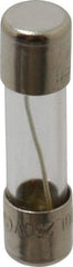 Ferraz Shawmut - 250 VAC, 0.4 Amp, Time Delay Miniature Glass Fuse - Clip Mount, 20mm OAL, 5mm Diam - Exact Tool & Supply