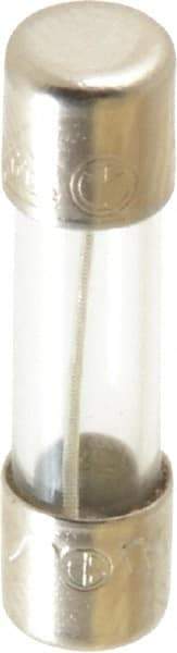 Ferraz Shawmut - 250 VAC, 0.5 Amp, Time Delay Miniature Glass Fuse - Clip Mount, 20mm OAL, 5mm Diam - Exact Tool & Supply