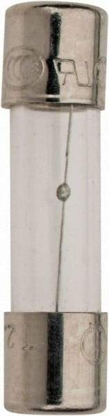 Ferraz Shawmut - 250 VAC, 2.5 Amp, Time Delay Miniature Glass Fuse - Clip Mount, 20mm OAL, 5mm Diam - Exact Tool & Supply