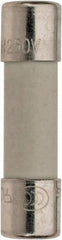 Ferraz Shawmut - 250 VAC, 0.8 Amp, Fast-Acting Miniature Ceramic Fuse - Clip Mount, 20mm OAL, 5mm Diam - Exact Tool & Supply