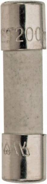 Ferraz Shawmut - 250 VAC, 0.2 Amp, Time Delay Miniature Ceramic Fuse - Clip Mount, 20mm OAL, 5mm Diam - Exact Tool & Supply