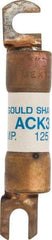 Ferraz Shawmut - 3 Amp Time Delay Round Forklift & Truck Fuse - 125VAC, 125VDC, 3.07" Long x 0.5" Wide, Bussman ACK3, Ferraz Shawmut ACK3 - Exact Tool & Supply
