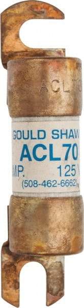 Ferraz Shawmut - 70 Amp General Purpose Round Forklift & Truck Fuse - 125VAC, 125VDC, 3.49" Long x 0.75" Wide, Bussman ACL70, Ferraz Shawmut ACL70 - Exact Tool & Supply