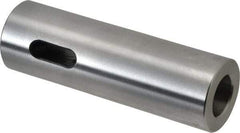 Interstate - MT2 Inside Morse Taper, Standard Morse Taper to Straight Shank - 4" OAL, Medium Carbon Steel, Hardened & Ground Throughout - Exact Tool & Supply