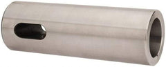 Interstate - MT5 Inside Morse Taper, Standard Morse Taper to Straight Shank - 7-3/8" OAL, Medium Carbon Steel, Hardened & Ground Throughout - Exact Tool & Supply