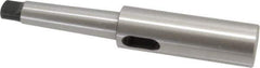 Interstate - MT3 Inside Morse Taper, MT3 Outside Morse Taper, Extension Morse Taper to Morse Taper - 8-1/2" OAL, Medium Carbon Steel, Soft with Hardened Tang - Exact Tool & Supply