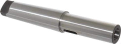 Interstate - MT3 Inside Morse Taper, MT5 Outside Morse Taper, Extension Morse Taper to Morse Taper - 10-1/2" OAL, Medium Carbon Steel, Soft with Hardened Tang - Exact Tool & Supply
