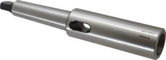 Interstate - MT4 Inside Morse Taper, MT4 Outside Morse Taper, Extension Morse Taper to Morse Taper - 10-1/2" OAL, Medium Carbon Steel, Soft with Hardened Tang - Exact Tool & Supply