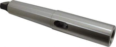 Interstate - MT4 Inside Morse Taper, MT5 Outside Morse Taper, Extension Morse Taper to Morse Taper - 11-7/8" OAL, Medium Carbon Steel, Soft with Hardened Tang - Exact Tool & Supply