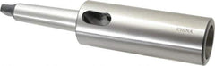 Interstate - MT5 Inside Morse Taper, MT4 Outside Morse Taper, Extension Morse Taper to Morse Taper - 11-7/8" OAL, Medium Carbon Steel, Soft with Hardened Tang - Exact Tool & Supply