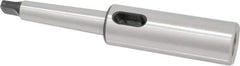 Interstate - MT2 Inside Morse Taper, MT2 Outside Morse Taper, Extension Morse Taper to Morse Taper - 6-7/8" OAL, Medium Carbon Steel, Hardened & Ground Throughout - Exact Tool & Supply