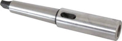 Interstate - MT2 Inside Morse Taper, MT3 Outside Morse Taper, Extension Morse Taper to Morse Taper - 7-5/8" OAL, Medium Carbon Steel, Hardened & Ground Throughout - Exact Tool & Supply