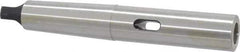 Interstate - MT2 Inside Morse Taper, MT4 Outside Morse Taper, Extension Morse Taper to Morse Taper - 8-1/2" OAL, Medium Carbon Steel, Hardened & Ground Throughout - Exact Tool & Supply