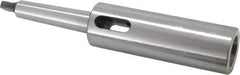 Interstate - MT3 Inside Morse Taper, MT2 Outside Morse Taper, Extension Morse Taper to Morse Taper - 7-3/4" OAL, Medium Carbon Steel, Hardened & Ground Throughout - Exact Tool & Supply