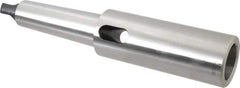 Interstate - MT5 Inside Morse Taper, MT5 Outside Morse Taper, Extension Morse Taper to Morse Taper - 13-1/4" OAL, Medium Carbon Steel, Hardened & Ground Throughout - Exact Tool & Supply