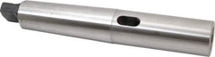 Interstate - MT5 Inside Morse Taper, MT6 Outside Morse Taper, Extension Morse Taper to Morse Taper - 15-3/8" OAL, Medium Carbon Steel, Hardened & Ground Throughout - Exact Tool & Supply