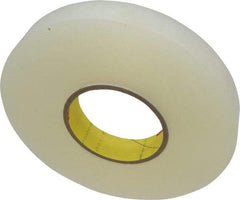 3M - 1" x 27 Yd Acrylic Adhesive Double Sided Tape - 1/32" Thick, Clear, Acrylic Foam Liner, Continuous Roll, Series 4658F - Exact Tool & Supply