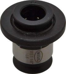 Bilz - 7/16" Tap Shank Diam, 0.328" Tap Square Size, 1/8" LS Pipe Tap, #1 Tapping Adapter - 0.2756" Projection, 0.669" Tap Depth, 1.1221" OAL, 3/4" Shank OD, Through Coolant, Series WE 1 - Exact Tool & Supply