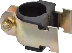 ZSI - 1-1/4" Pipe, Tube Clamp with Cushion - Dichromate - Exact Tool & Supply
