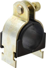ZSI - 1-1/2" Pipe, Tube Clamp with Cushion - Dichromate - Exact Tool & Supply