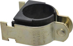 ZSI - 1-1/2" Pipe," Pipe Clamp with Cushion - Dichromate - Exact Tool & Supply