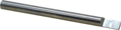 Accupro - 5/16 Inch Diameter, 4 Inch Overall Length, 1/2 Inch Split Length, Solid Carbide, Squared Split End Carbide Blank - Single End - Exact Tool & Supply