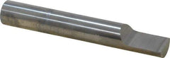 Accupro - 3/8 Inch Diameter, 2-1/2 Inch Overall Length, 1/2 Inch Split Length, Solid Carbide, Squared Split End Carbide Blank - Single End - Exact Tool & Supply