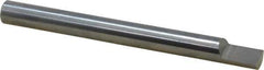 Accupro - 3/8 Inch Diameter, 4 Inch Overall Length, 1/2 Inch Split Length, Solid Carbide, Squared Split End Carbide Blank - Single End - Exact Tool & Supply