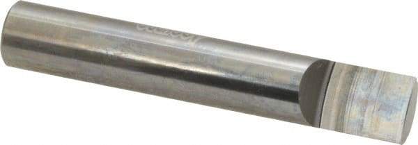 Accupro - 1/2 Inch Diameter, 3 Inch Overall Length, 5/8 Inch Split Length, Solid Carbide, Squared Split End Carbide Blank - Single End - Exact Tool & Supply