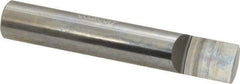 Accupro - 1/2 Inch Diameter, 3 Inch Overall Length, 5/8 Inch Split Length, Solid Carbide, Squared Split End Carbide Blank - Single End - Exact Tool & Supply
