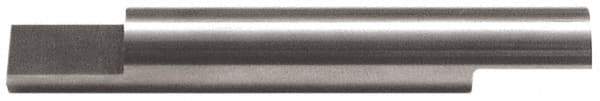 Accupro - 5/16 Inch Diameter, 2-1/2 Inch Overall Length, 1/2 Inch Split Length, Solid Carbide, Squared Split End Carbide Blank - Double End - Exact Tool & Supply