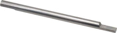 Accupro - 1/4 Inch Diameter, 4 Inch Overall Length, 3/8 Inch Split Length, Solid Carbide, Squared Split End Carbide Blank - Double End - Exact Tool & Supply