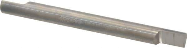 Accupro - 3/8 Inch Diameter, 4 Inch Overall Length, 1/2 Inch Split Length, Solid Carbide, Squared Split End Carbide Blank - Double End - Exact Tool & Supply